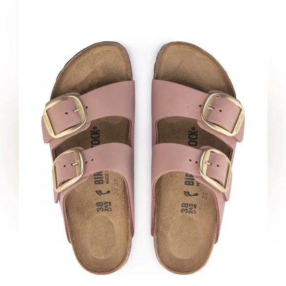 Birkenstock
Arizona Big Buckle-Nubuck Leather
$170 37 US 6-6.5 
Old Rose Nubuck - Picture 4 of 16